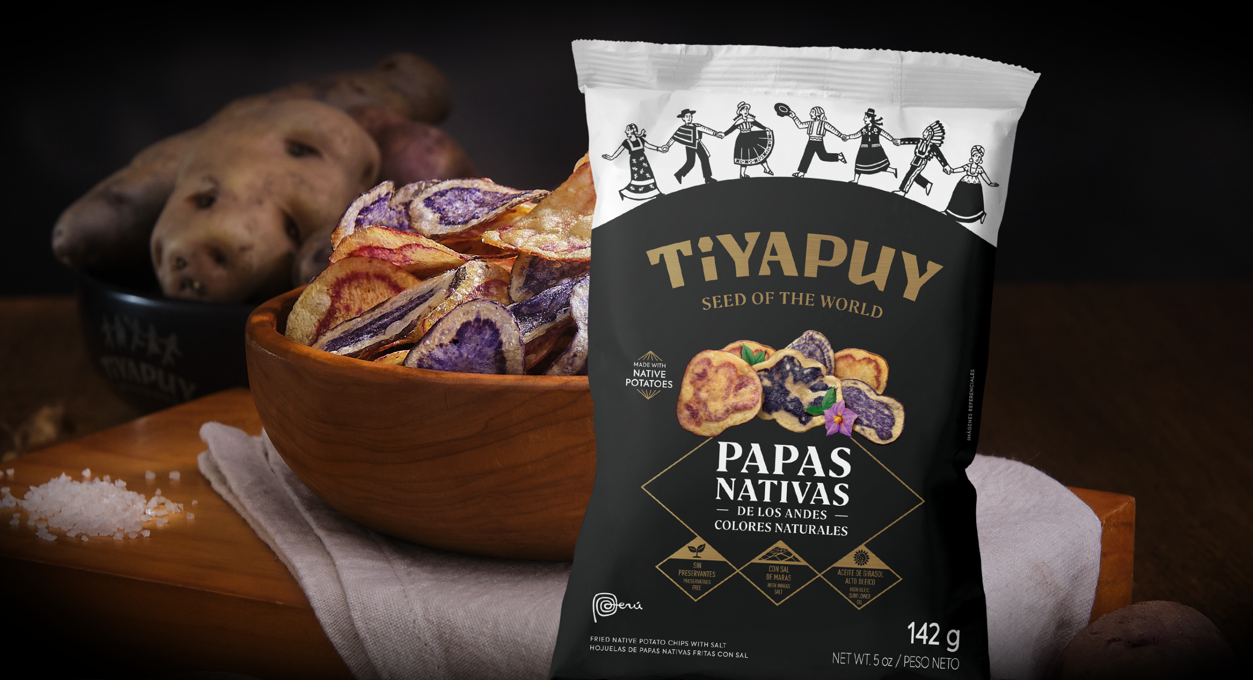 Papas nativas mixtas